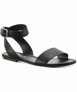 Sun + Stone Miiah Womens Faux Leather Ankle Buckle Flat Sandals -Ryka Sales Shop b5ccae6f1b9c41c3a11ab497fc704964 1080x