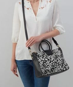 Hobo women Sheila Medium in Black White