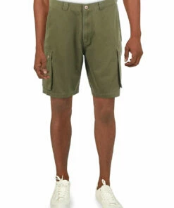 Sun + Stone Mens Knit Midi Cargo Shorts