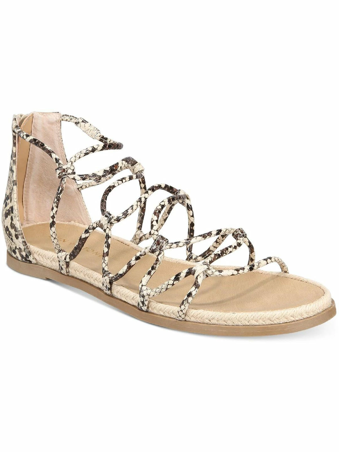 Sun + Stone Olivia Womens Faux Leather Espadrille Gladiator Sandals 1 Sun + Stone Olivia Womens Faux Leather Espadrille Gladiator Sandals