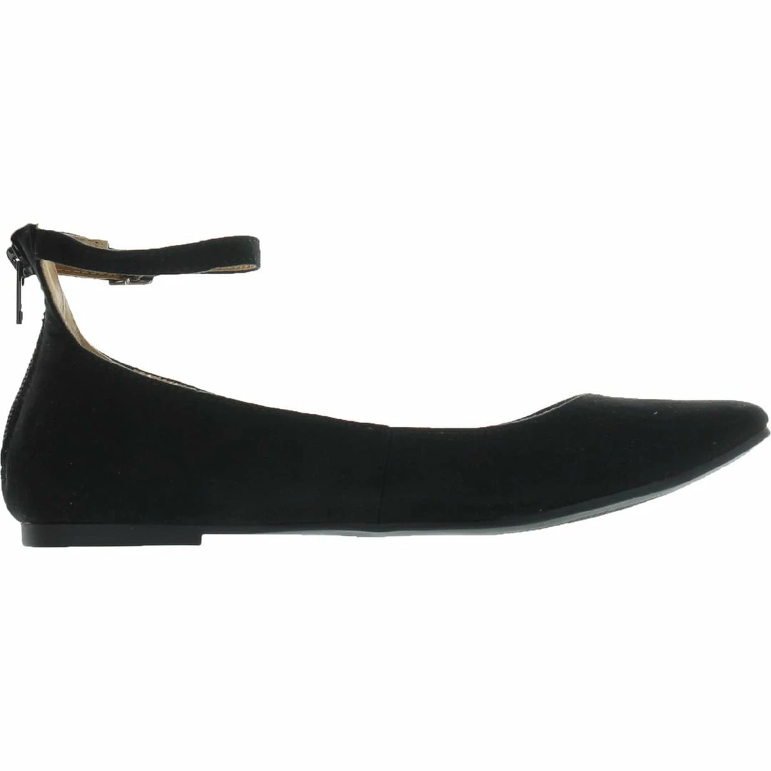 Sun + Stone Noor Womens Faux Leather Ankle Strap Flats 2 Sun + Stone Noor Womens Faux Leather Ankle Strap Flats - Image 2