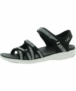 Ryka Savannah Womens Textured Contrast Trim Sport Sandals