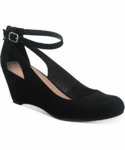 Sun + Stone Miley Womens Adjustable Dressy Wedge Heels