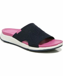 Ryka Thrive Slide Womens Open Toe Slip On Slide Sandals