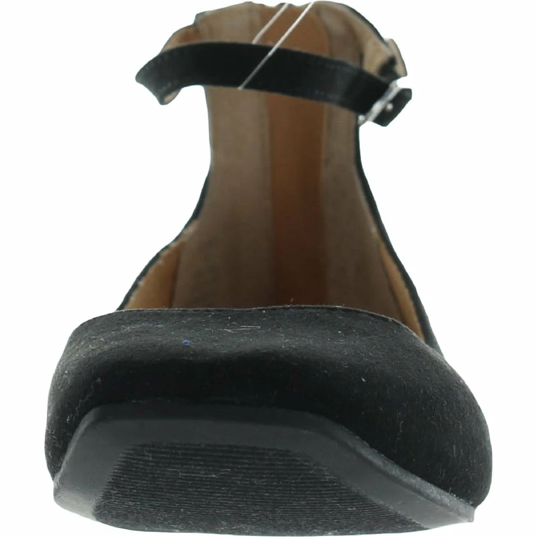 Sun + Stone Noor Womens Faux Leather Ankle Strap Flats 3 Sun + Stone Noor Womens Faux Leather Ankle Strap Flats - Image 3