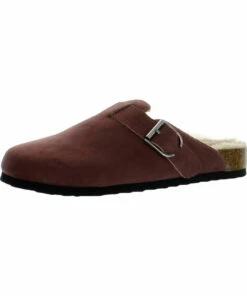 Sun + Stone PERLAA Womens Suede Slip On Slide Slippers