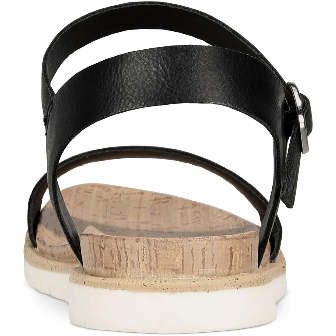 Sun + Stone Mattie Womens Faux Leather Open Toe Flats 5 Sun + Stone Mattie Womens Faux Leather Open Toe Flats - Image 5